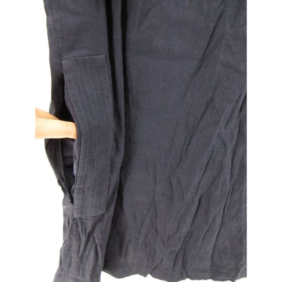 APC Dress Medium Rue Madame Paris Linen Blend Shift Boat Neck 38 * - Picture 6 of 12